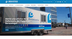 Desktop Screenshot of berazategui.gov.ar